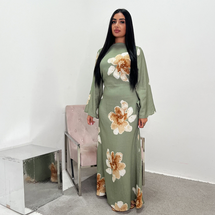 Ashcroft Modest Floral Loose Fit Maxi Dress