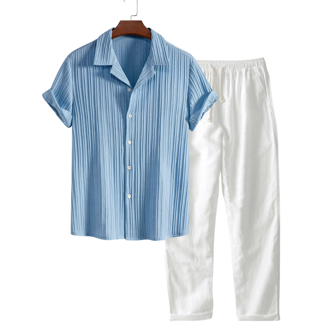 Cazel | Casual Short-Sleeve Two-Piece Set