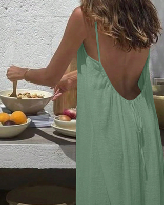 Ashcroft | Solid Colour Backless Cami Dress