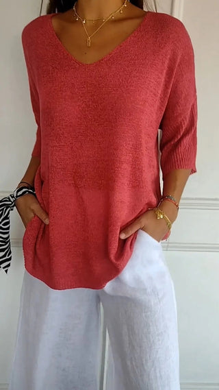 Ashcroft | Timeless V-Neck Top