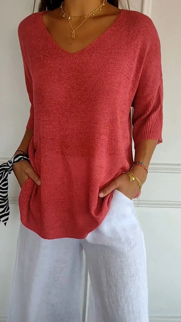 Ashcroft | Timeless V-Neck Top