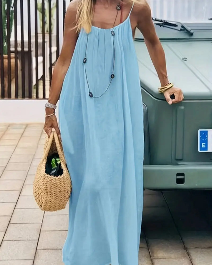 Ashcroft | Solid Colour Backless Cami Dress