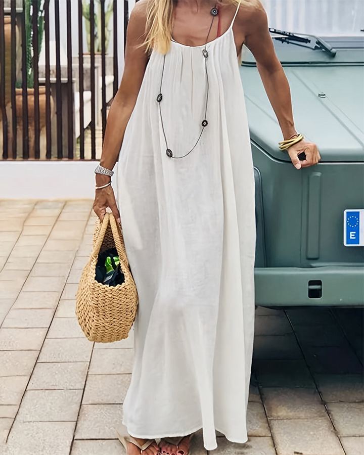 Ashcroft | Solid Colour Backless Cami Dress