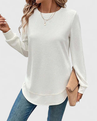Ashcroft | Chic Side Slit Top
