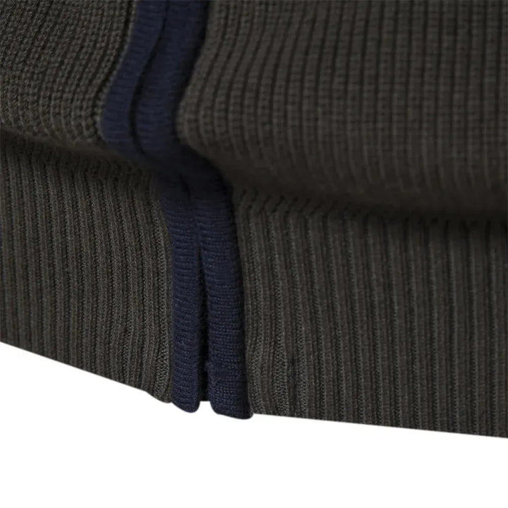 DONACCI Colorblock Zip Cardigan