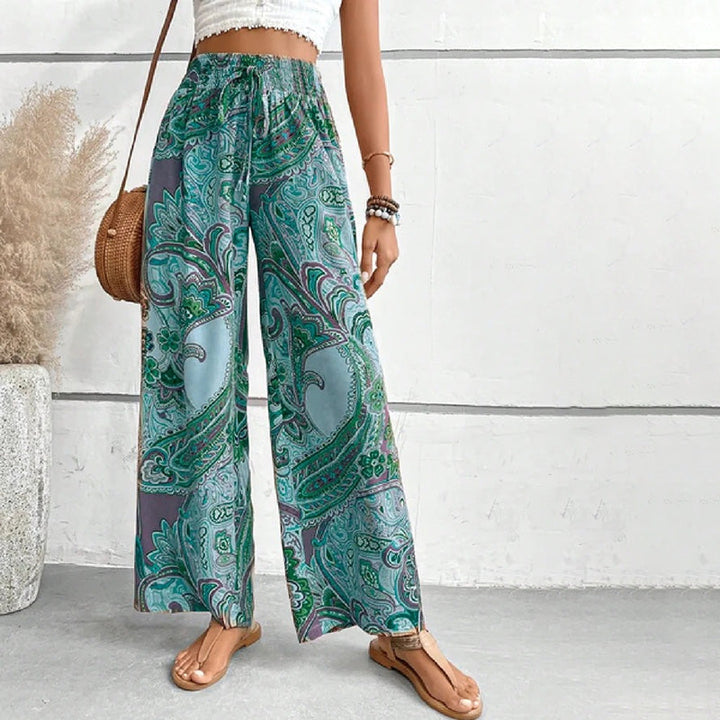 Ethnic Print Trousers