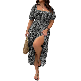Ashcroft Trendy Plus Size Floral Print Dress – view 2