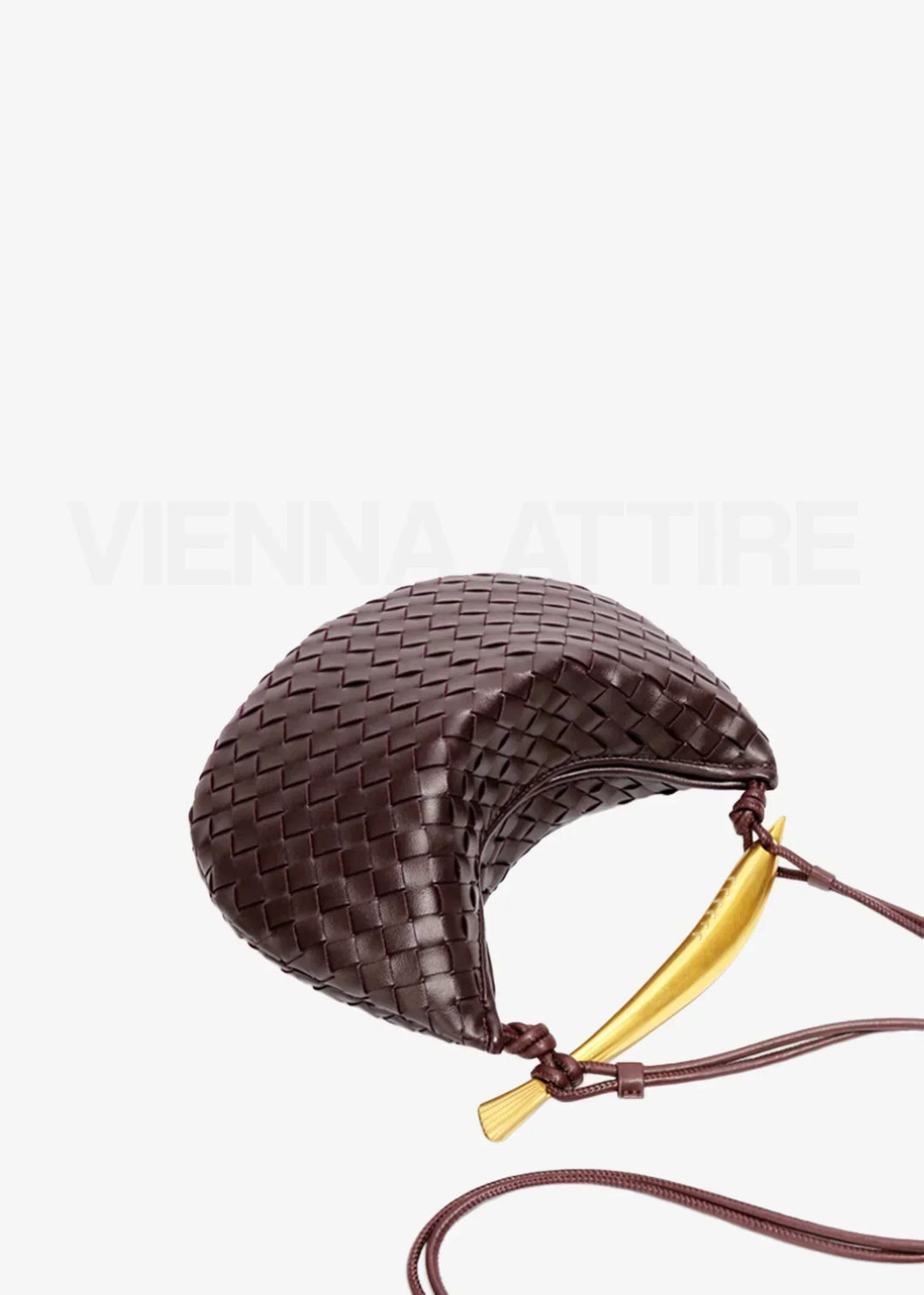 Alejandra | Woven Bag with Gold Handle