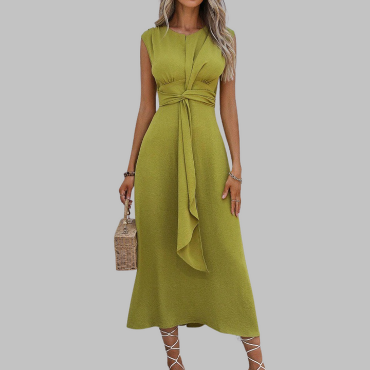 Ashcroft Elegant Sleeveless Round Neck Maxi Dress – view 8