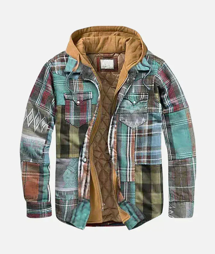 DONACCI Lined Flannel Shirt Jacket