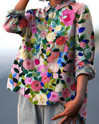 Ashcroft | Floral French Vintage Blouse