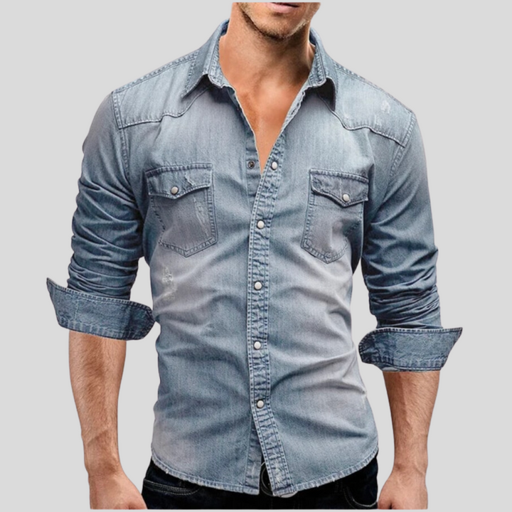 Cazel | Modern-Style Denim Shirt