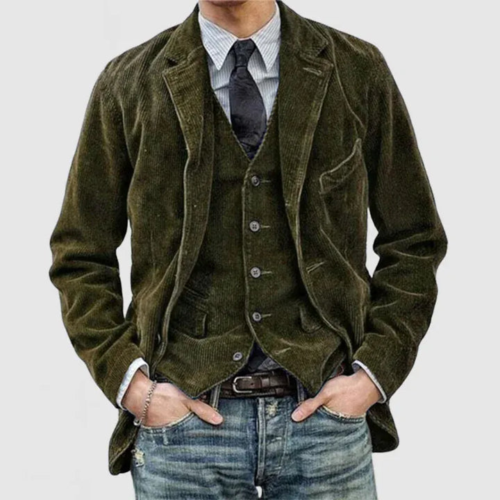 Ashcroft | Italian Corduroy Jacket and Waistcoat Set