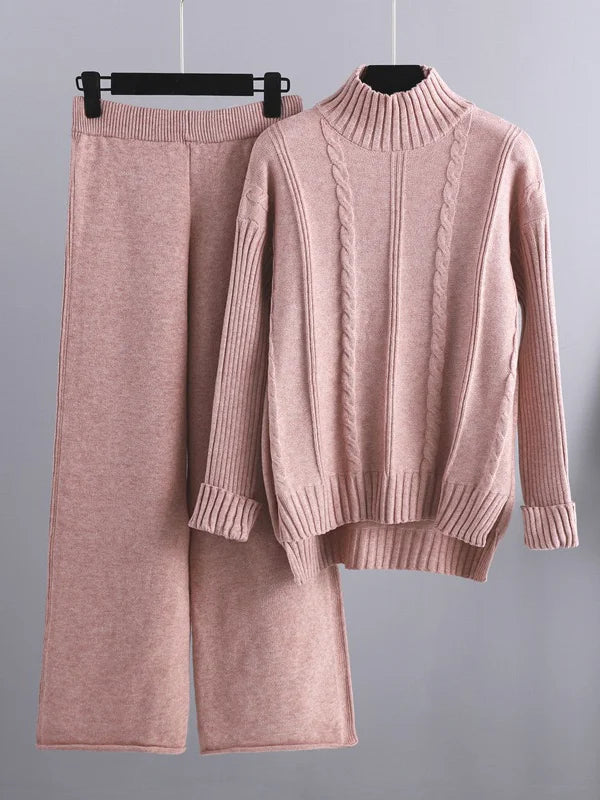 Cazel | Cable Knit Lounge Two-Piece Set