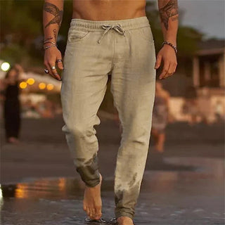 Ashcroft | Men's Relaxed Cotton Beach Trousers