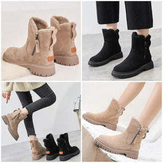Ashcroft | Lined Winter Boots with Side Zip