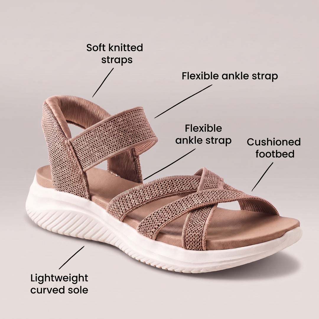 ELMSWICK ULTRA-FLEX KNIT SANDALS