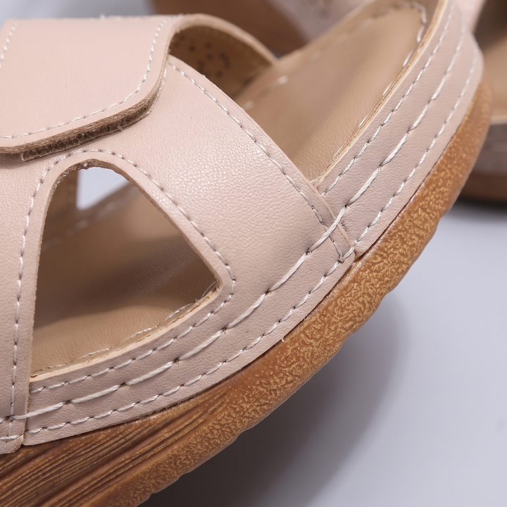FLEUR WEDGE SANDALS