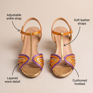 BRIARMONT SUNSET STRAP SANDALS