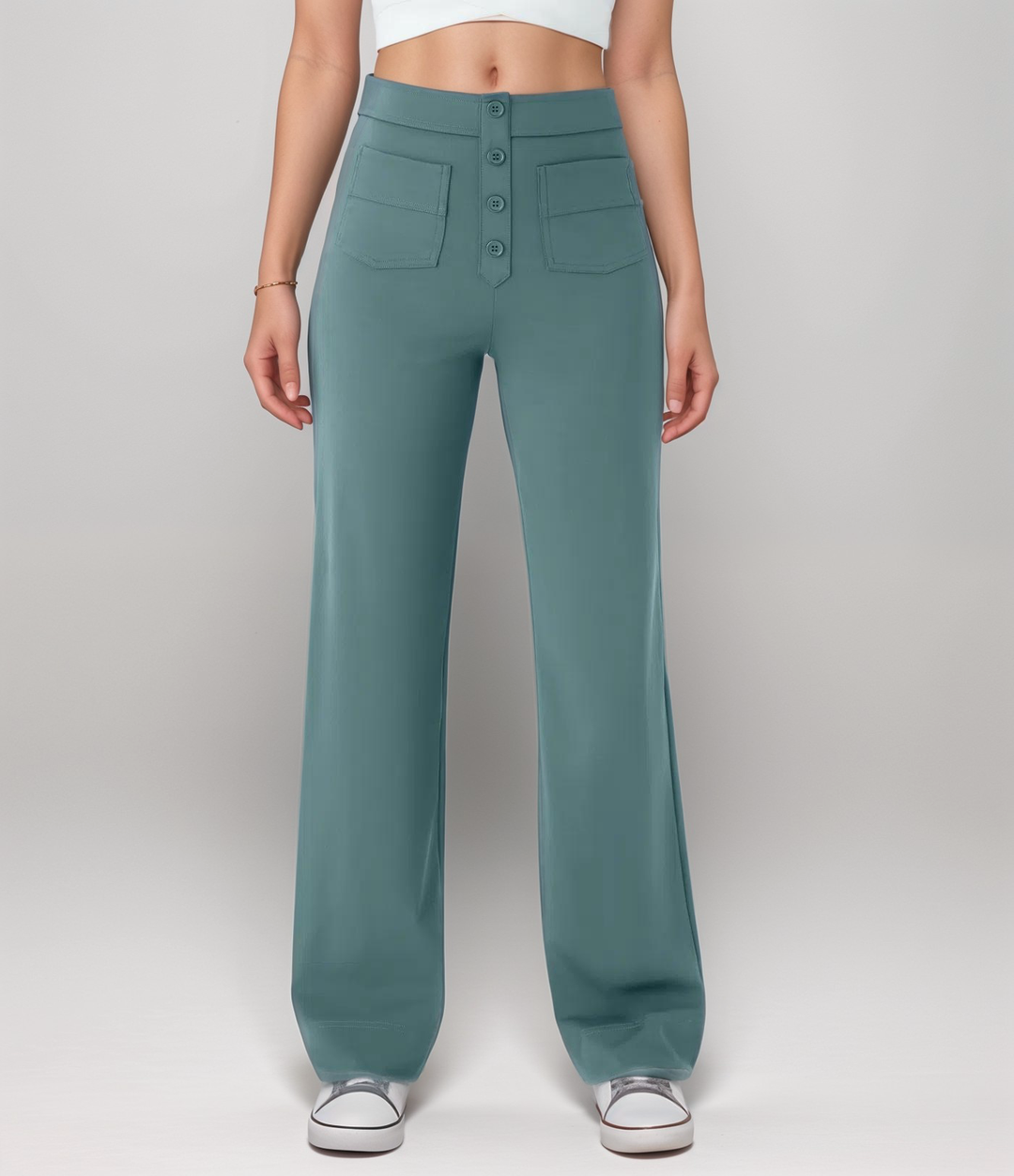 Ashcroft | High-Waisted Stretch Trousers