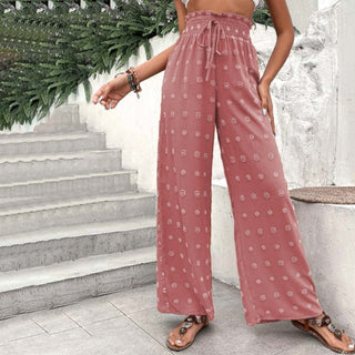 Wide-Leg Casual Trousers