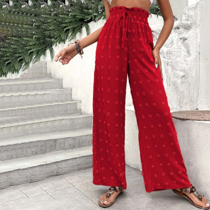 Wide-Leg Casual Trousers