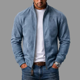 DONACCI Suede Bomber Jacket