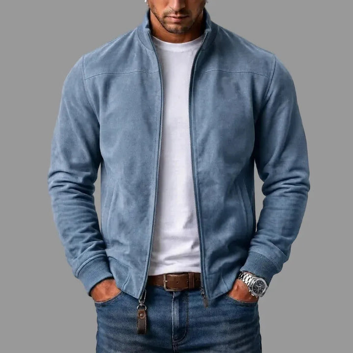 DONACCI Suede Bomber Jacket