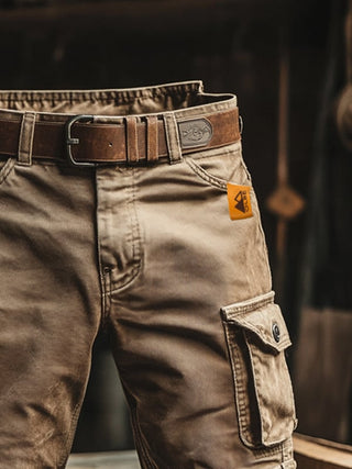 Cazel | Retro Multi-Pocket Cargo Shorts