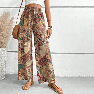 Ethnic Print Trousers