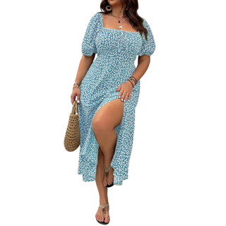 Ashcroft Trendy Plus Size Floral Print Dress – view 3
