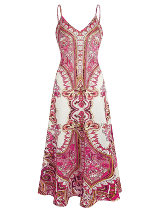 Ashcroft Boho Floral Print Sleeveless Dress – view 6