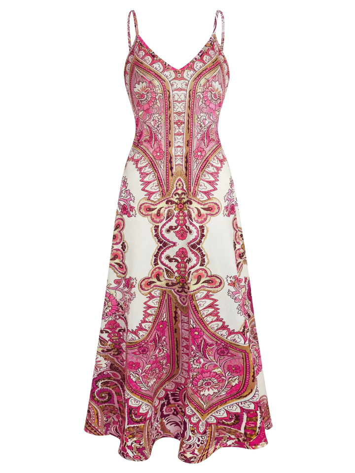 Ashcroft Boho Floral Print Sleeveless Dress – view 6
