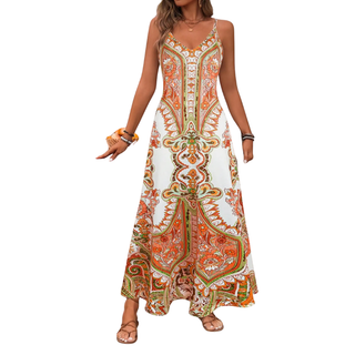 Ashcroft Flowy Floral Vacation Maxi Dress – view 3