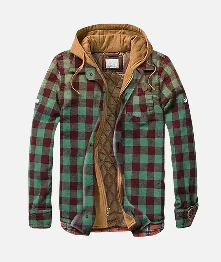DONACCI Lined Flannel Shirt Jacket