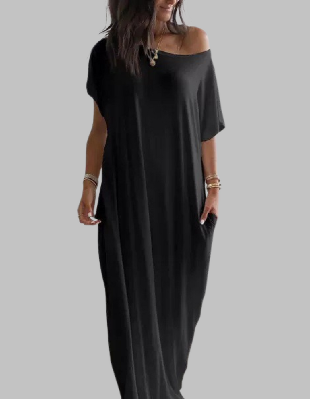Ashcroft Loose Fit Round Neck Sleep Nightdress