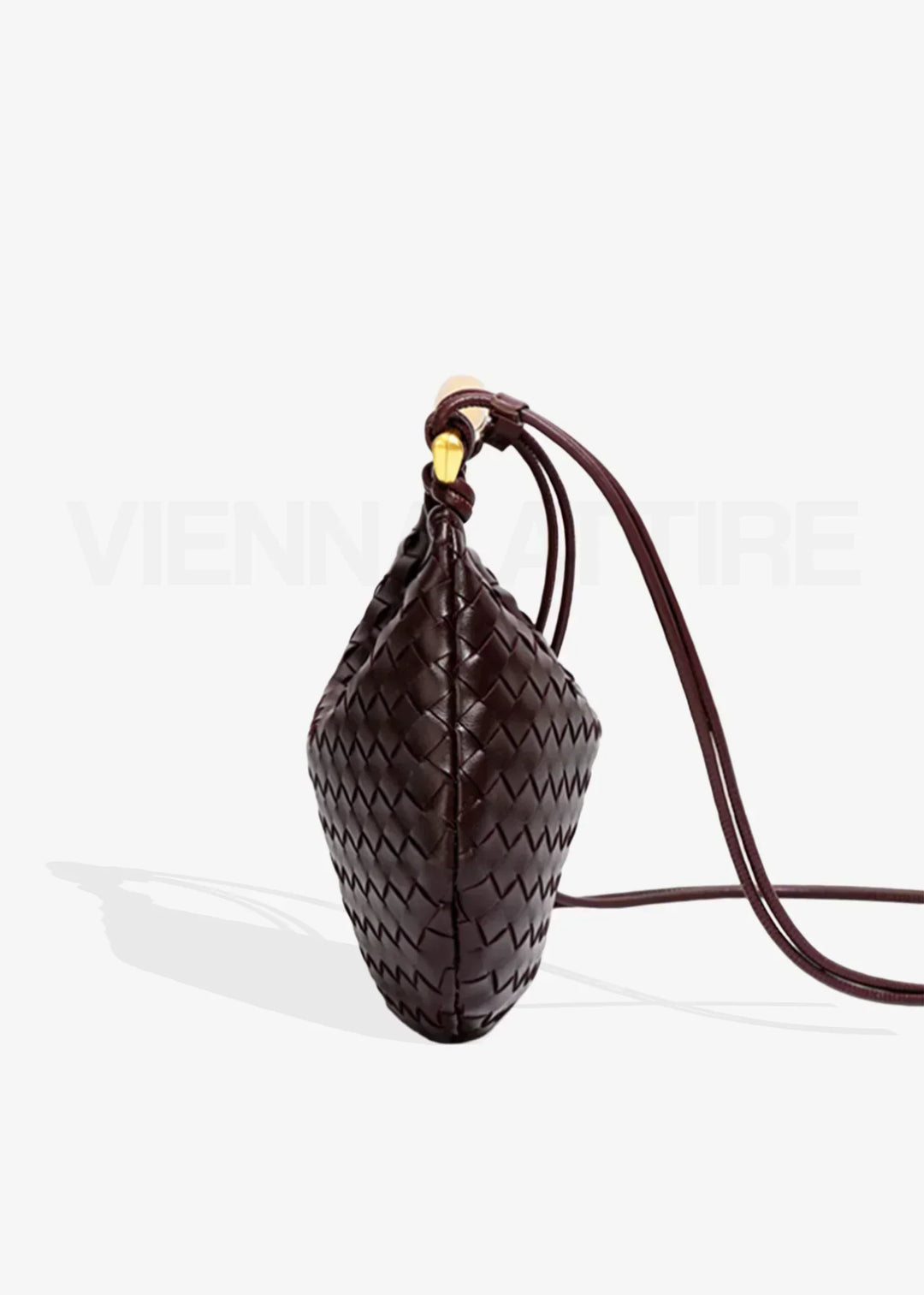 Alejandra | Woven Bag with Gold Handle
