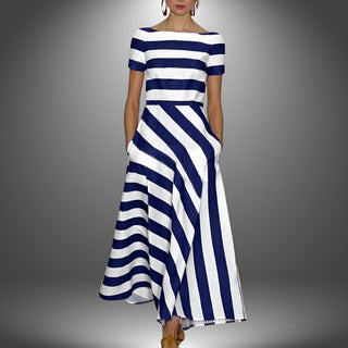 Ashcroft Effortless Modern Stripe Dress – view 4