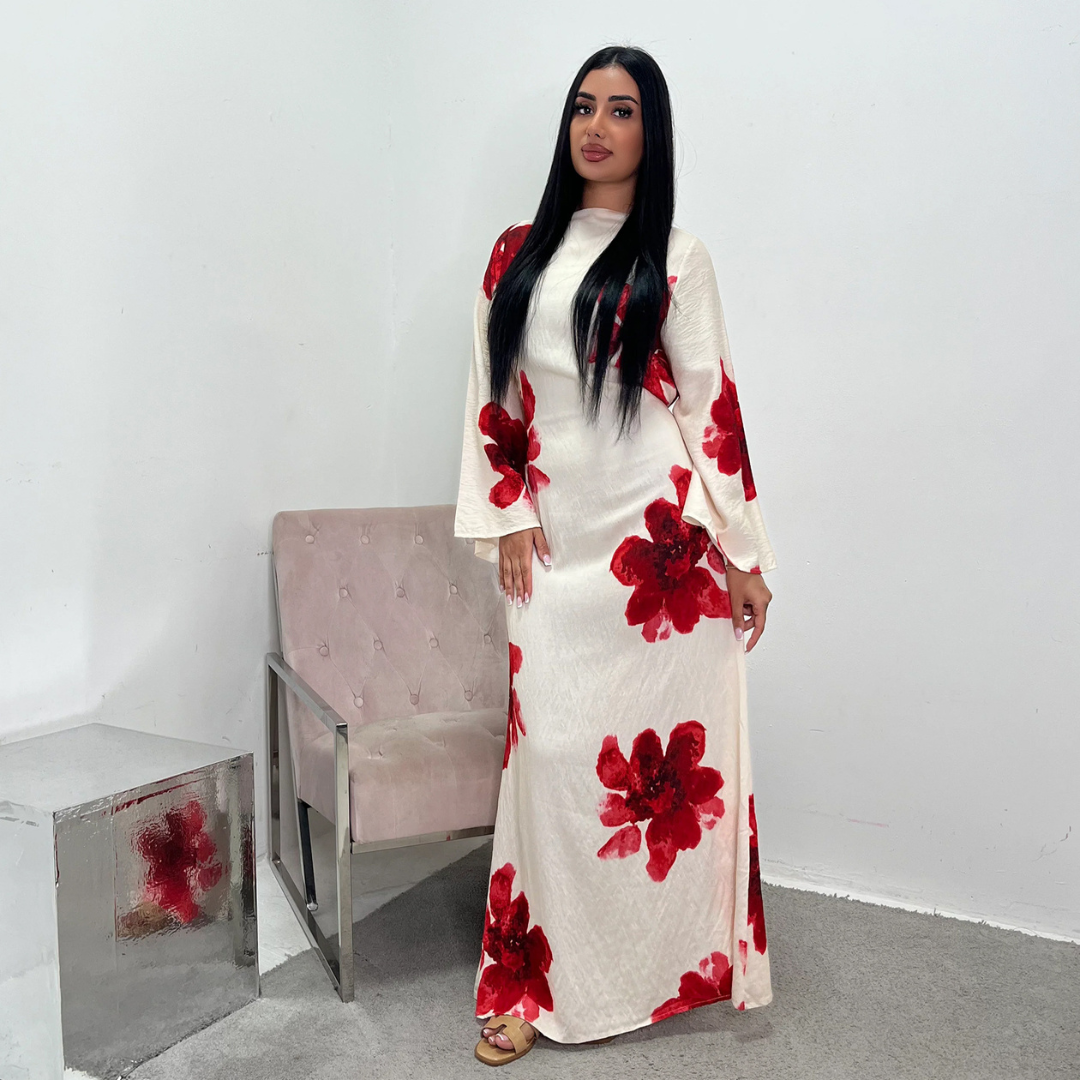 Ashcroft Modest Floral Loose Fit Maxi Dress – view 3