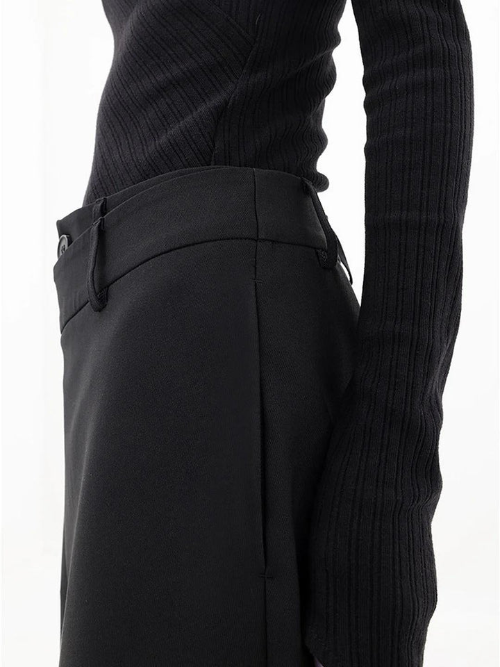 Ashcroft | Asymmetric Waist Baggy Trousers