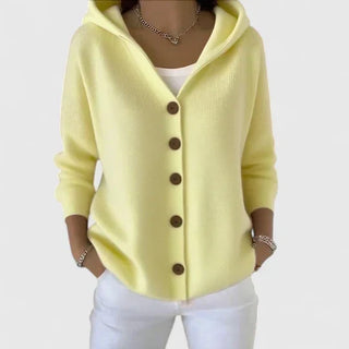 Selina | Hooded Button-Front Cardigan