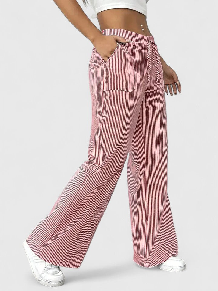 Ashcroft | Birgit Comfortable Wide-Leg Trousers with Elegant Details