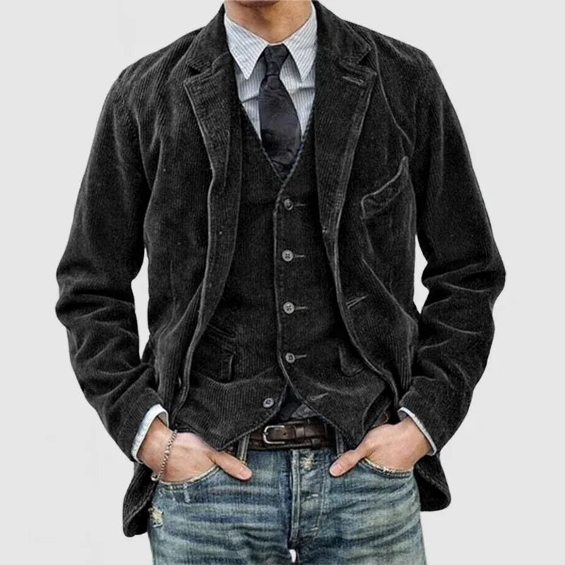 Ashcroft | Italian Corduroy Jacket and Waistcoat Set