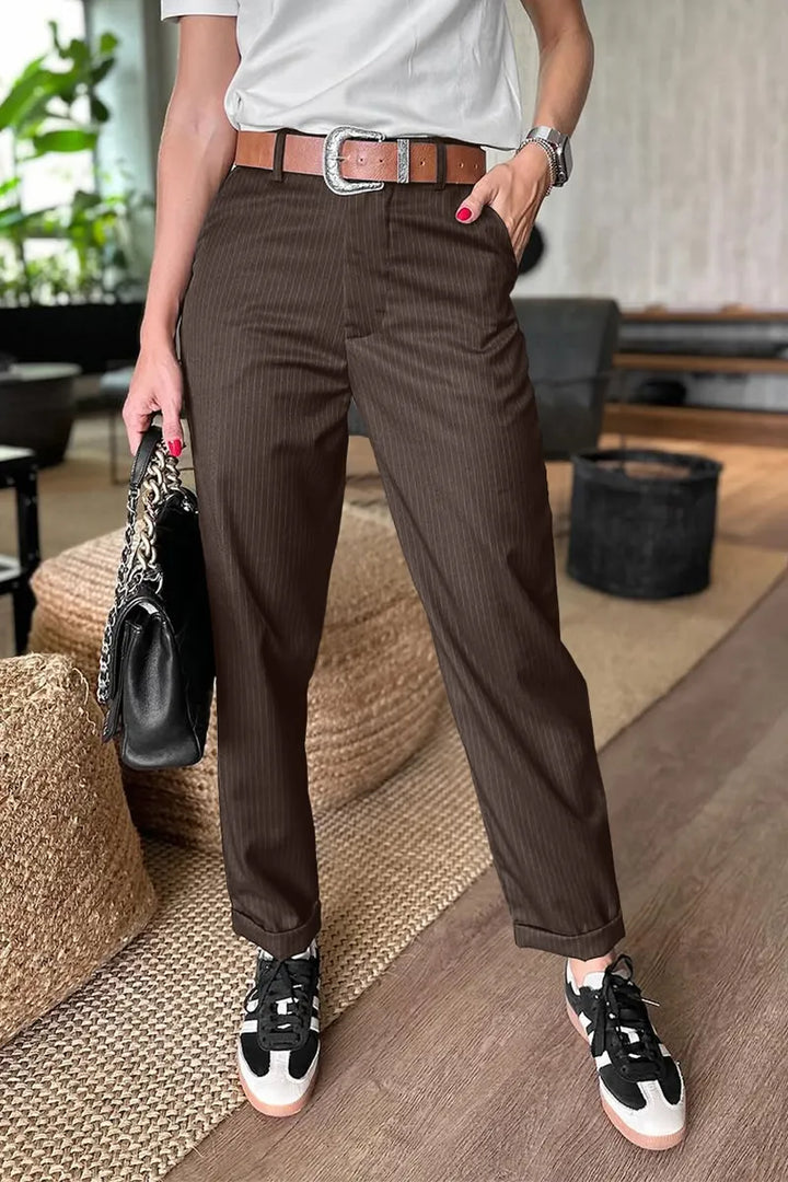 Ashcroft | Elegant Striped Trousers