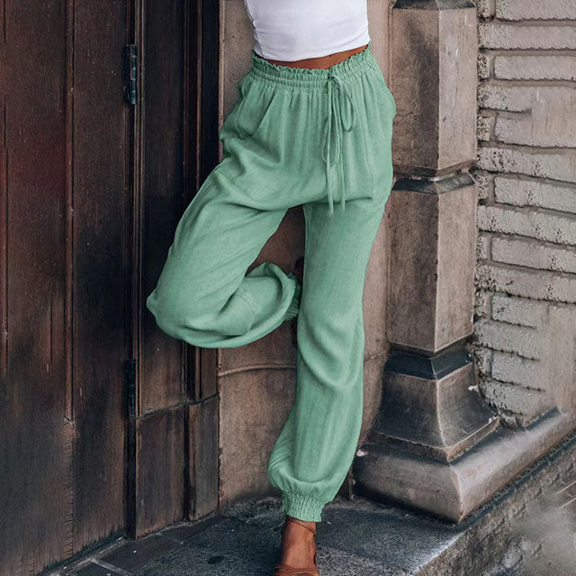 Plain Casual Trousers