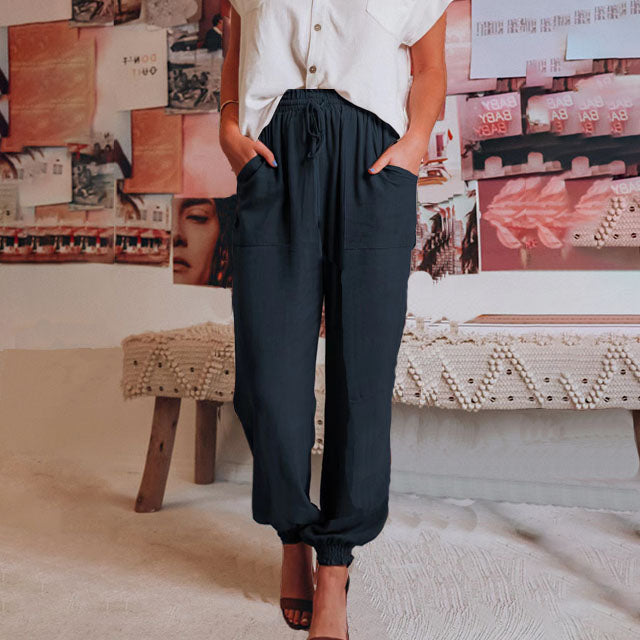 Plain Casual Trousers