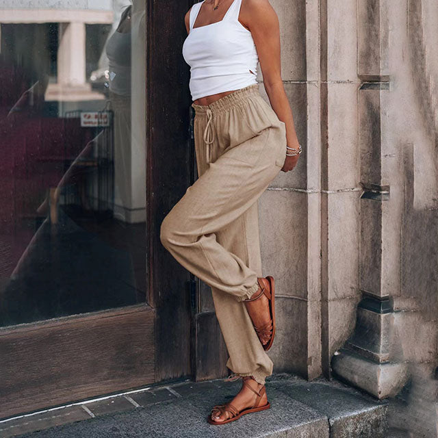 Plain Casual Trousers