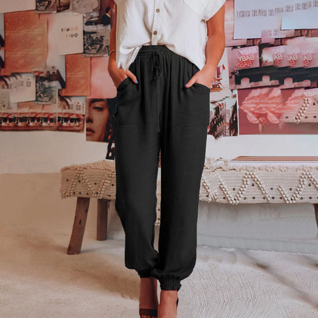 Plain Casual Trousers
