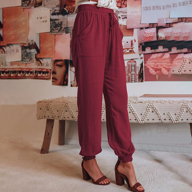 Plain Casual Trousers