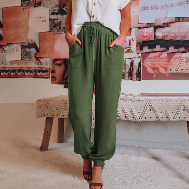 Plain Casual Trousers
